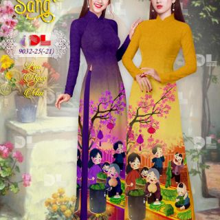 Vải áo dài Tết