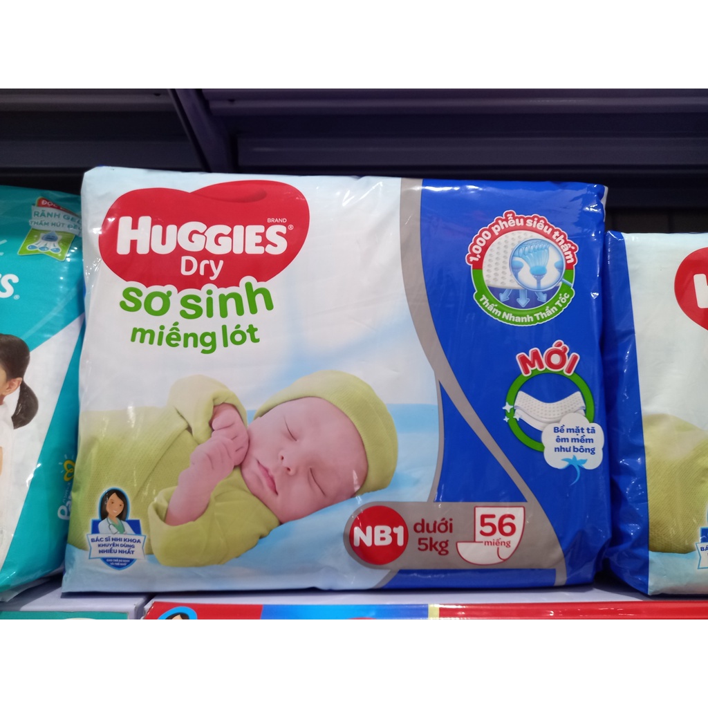 Tã Dán, Bỉm Huggies Sơ Sinh Newborn 1 - 2