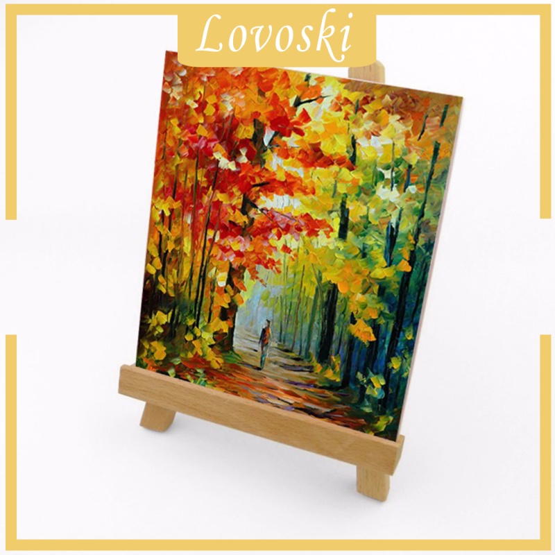 Bộ 10 Giá Đỡ Ba Chân Mini Bằng Gỗ Dùng Trưng Bày Tranh Vẽ Để Bàn