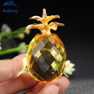 Phụ Kiện Trang Trí Hình Trái Thơm Bằng Pha Lê