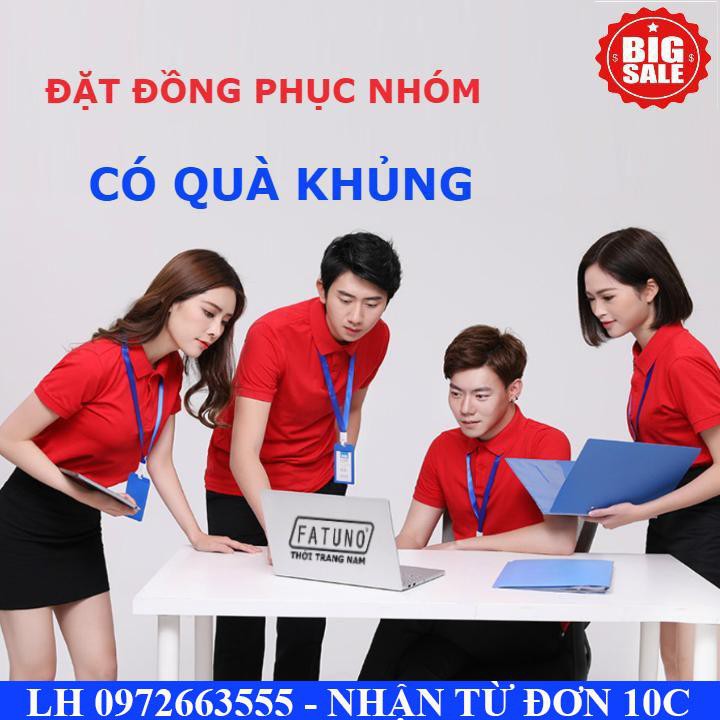 [NHẬN IN ẤN ĐỒNG PHỤC] Áo thun ngắn tay có cổ,trơn mát ngày hè | BigBuy360 - bigbuy360.vn