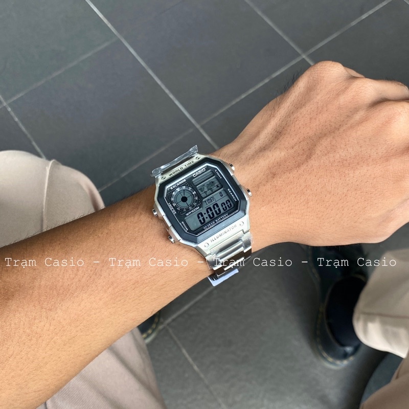 Đồng Hồ Nam Casio AE-1200WHD-1AVDF Hàng REAL