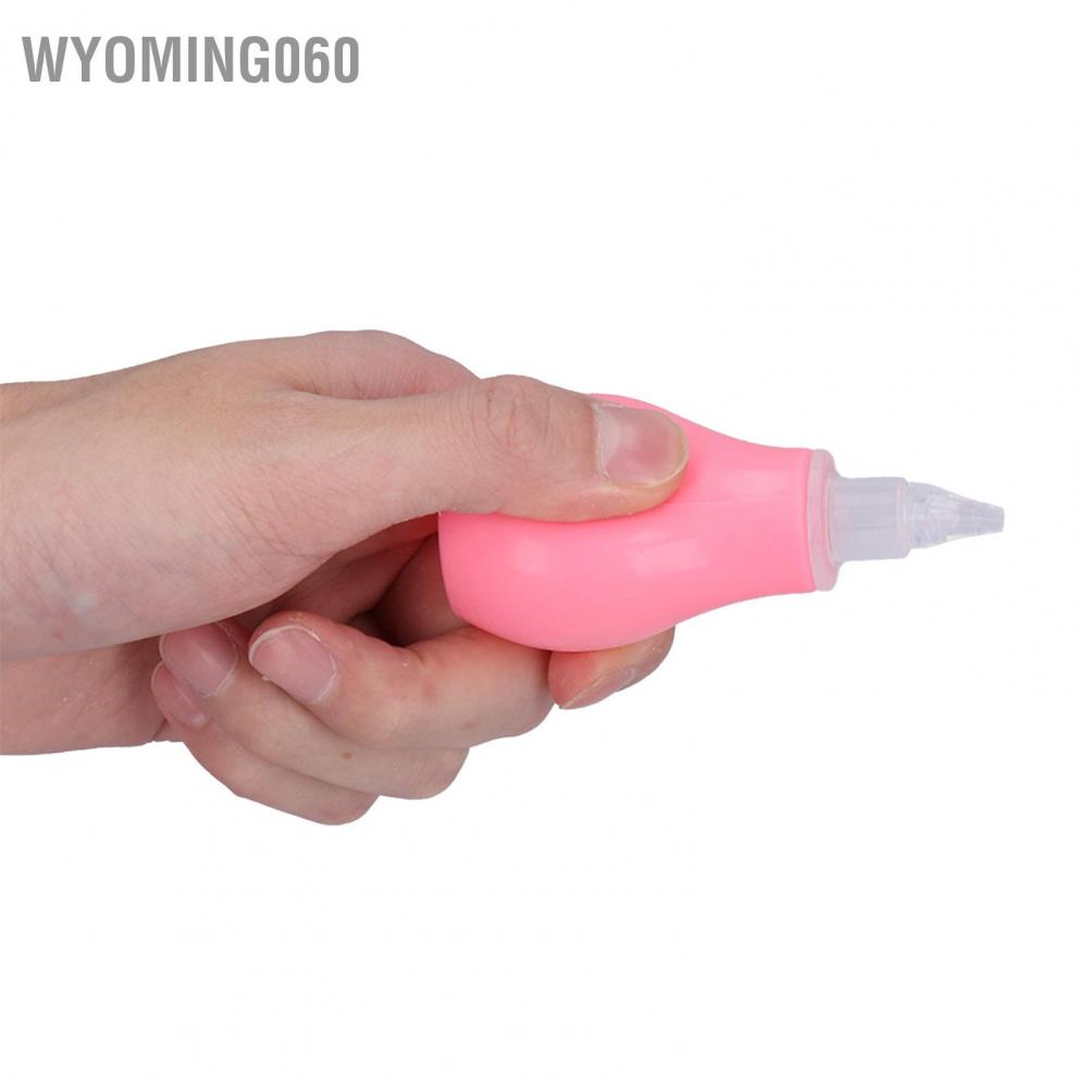 Wyoming060 Thiết bị hút mũi An toàn bằng silicone có thể tháo rời Chống trào ngược Làm sạch khoang cho bé Chăm sóc trẻ em Máy