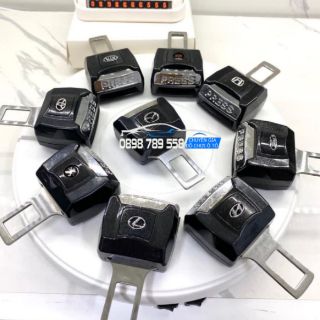 Chốt ngắt chuông tích hợp khe cắm dây Logo Hãng xe