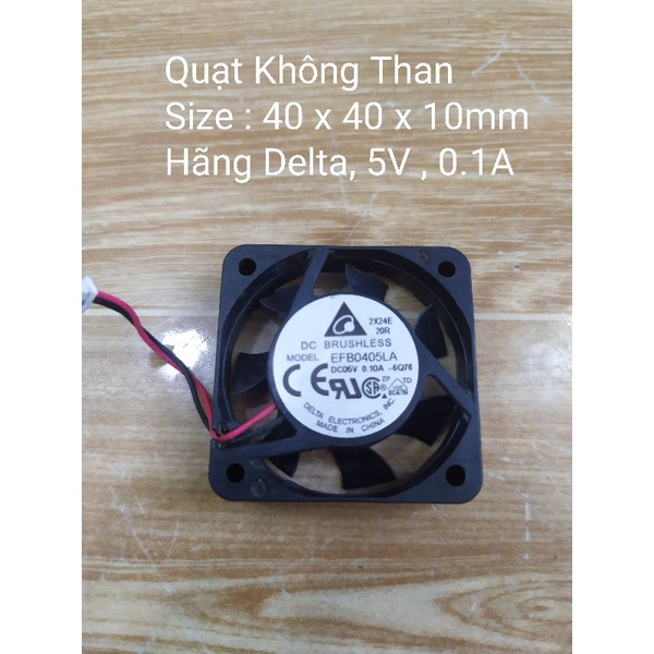 Quạt tản nhiệt Delta 5V 0,1A tháo máy