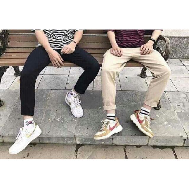 Quần kaki baggy xắn gấu_ 3 màu ( nam nữ mặc được )