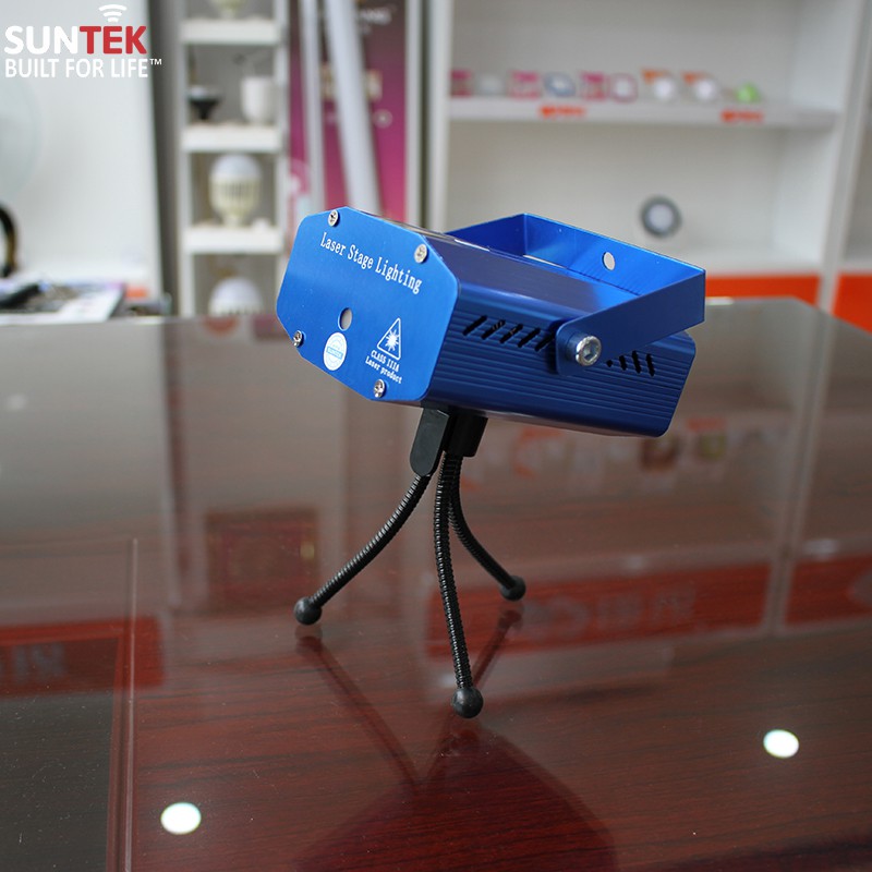 Đèn Laser Chiếu Vũ Trường Mini Cảm Biến Âm Thanh SUNTEK EMS-05 - Bảo hành chính hãng 12 tháng