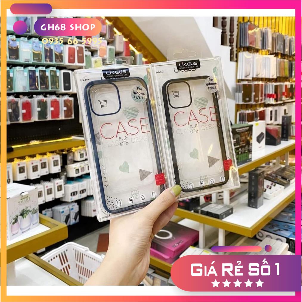 Ốp LIKGUS chính hãng SIÊU ĐẸP cho iPhone 15 / 14 / 13 / 12 ❤️ KHÔNG BAO GIỜ Ố MÀU❤️