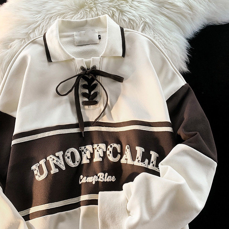 Áo Thun polo Mỏng Phong Cách retro Mỹ Cho Nữ