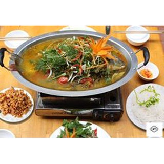 Nồi lẩu cá chép om dưa