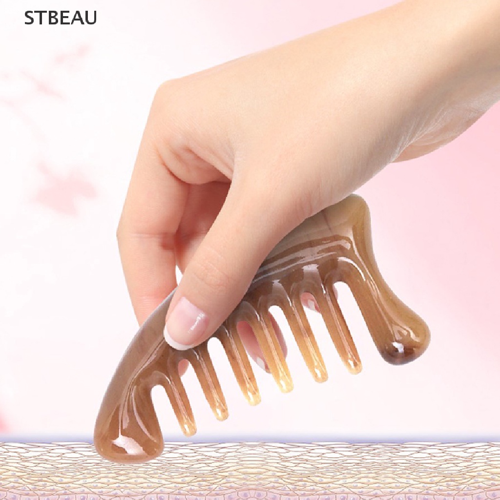 [Hàng mới về] Lược bỏ túi bằng nhựa răng rộng massage cho spa