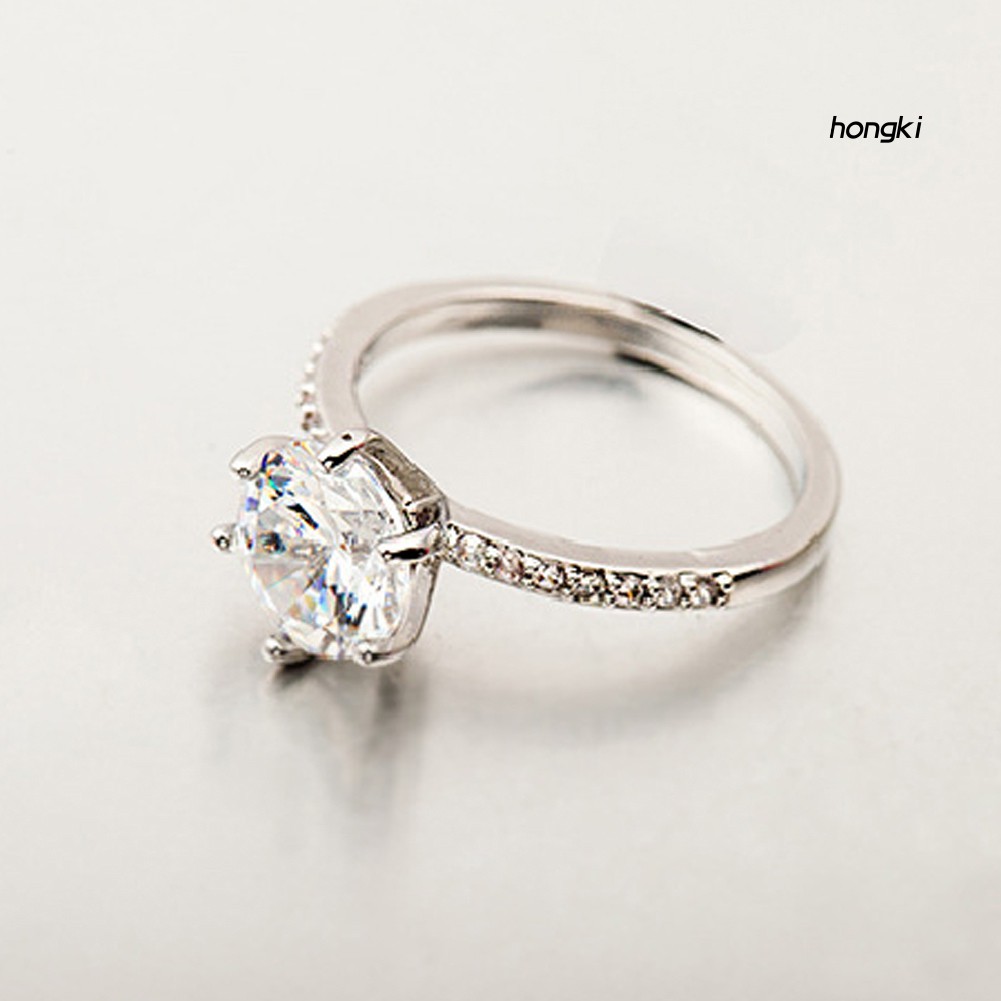 Nhẫn Đính Đá Zircon Thời Trang Cho Nữ