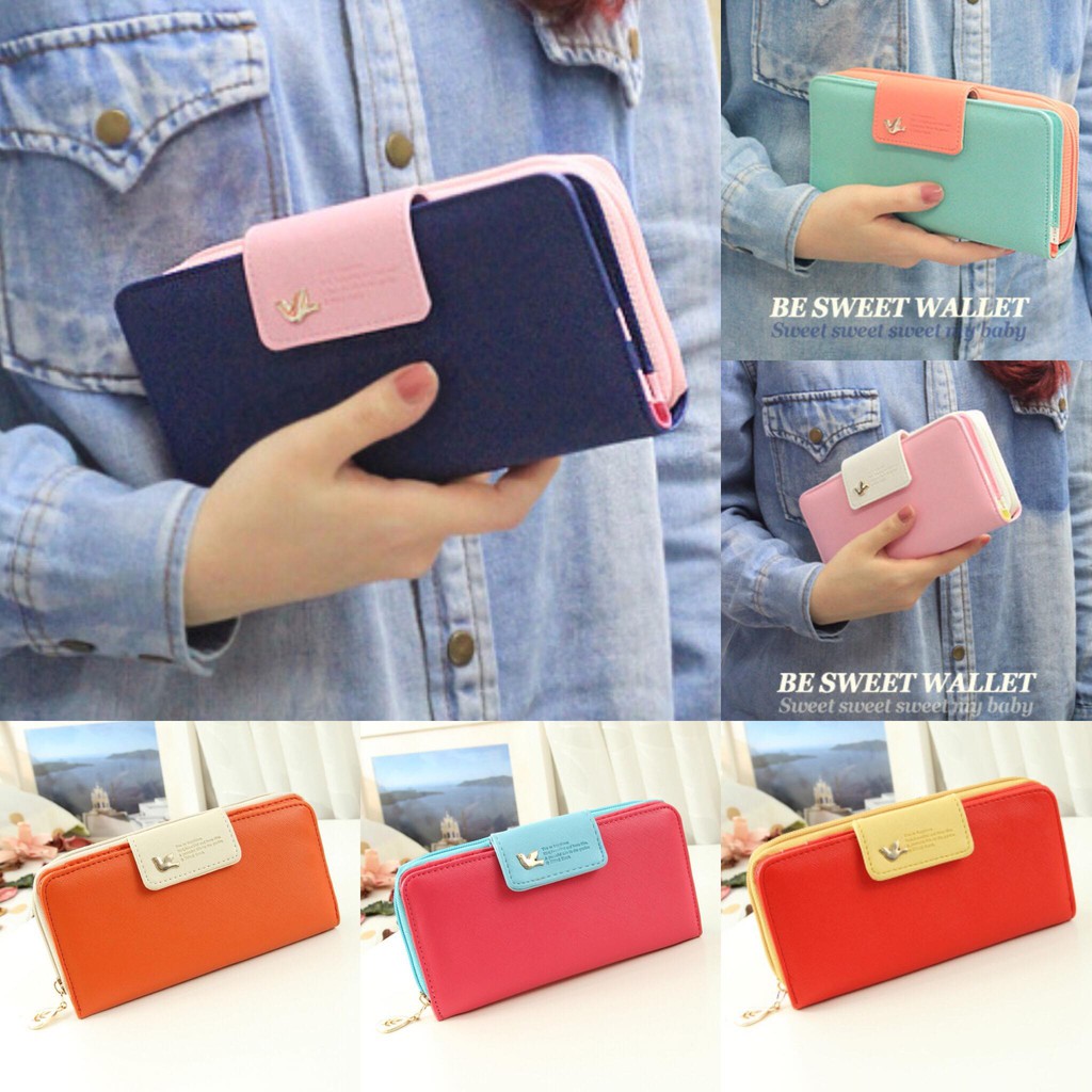 Ví Cầm Tay Phối Màu Cao Cấp | BigBuy360 - bigbuy360.vn