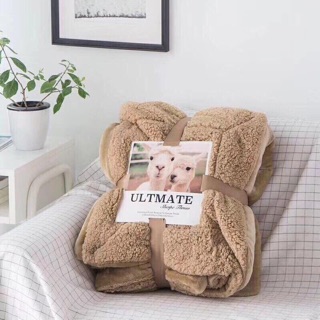 Chăn lông cừu Ultimate loại dày 2 lớp mới nhất 2018