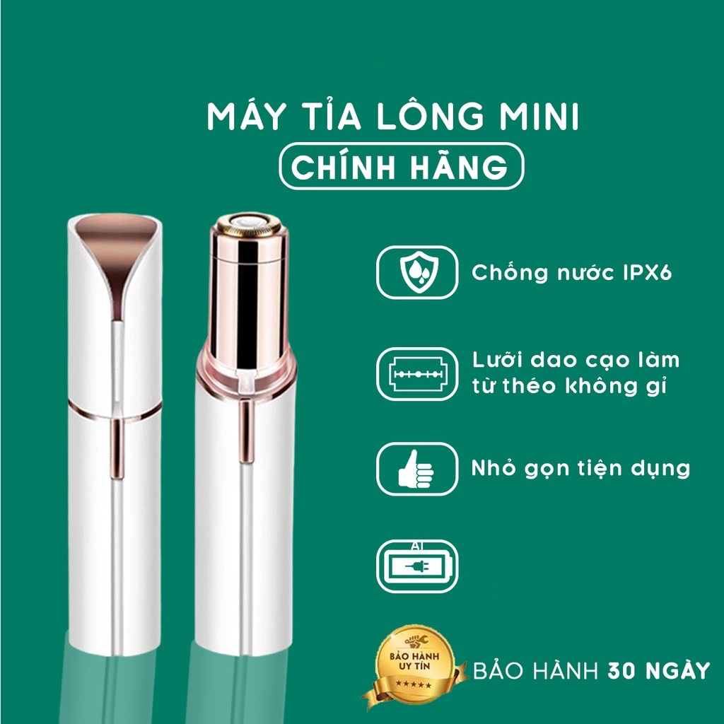 Bút tỉa lông mày cao cấp sạc điện chân nhỏ gọn tiện dụng dành cho nữ không đau nách mép vùng kín hàng chính hãng