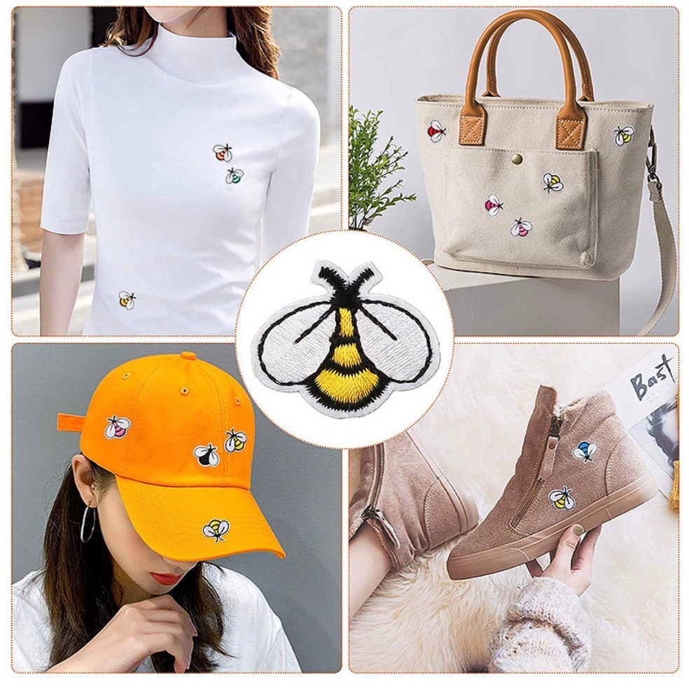 50 MẪU miếng DÁN ỦI quần áo bé GÁI mẫu giáo STICKER THÊU CAO CẤP CÓ SẴN KEO ỦI hình NGỰA PONY HEO PEPPA UNICORN