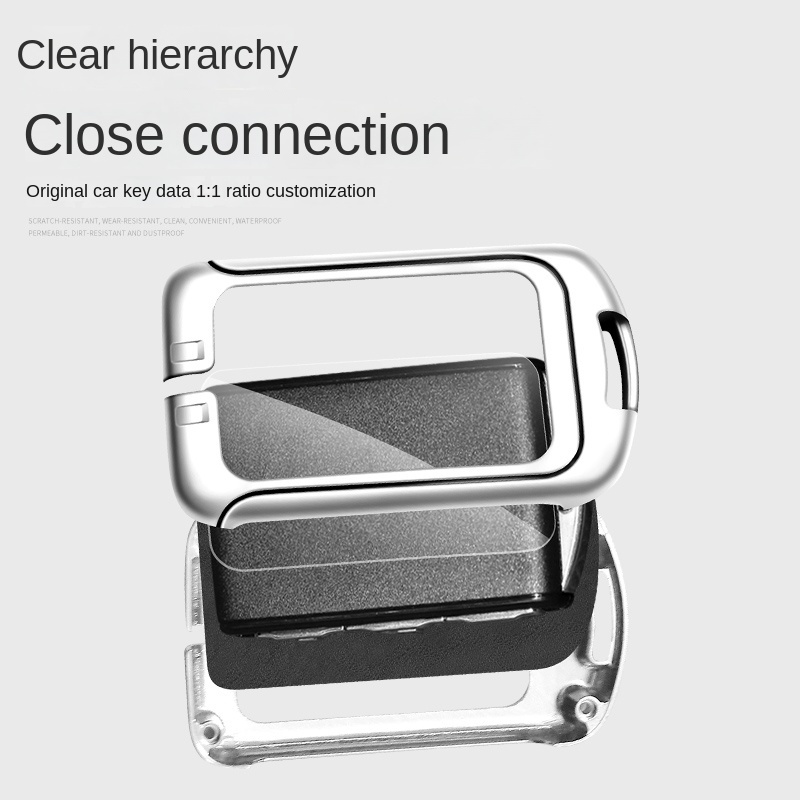 Vỏ Kim Loại Cao Cấp Bảo Vệ Chìa Khóa Xe Hơi Volvo XC60 XC90 V90 S90 S80 V40 V60 xc40