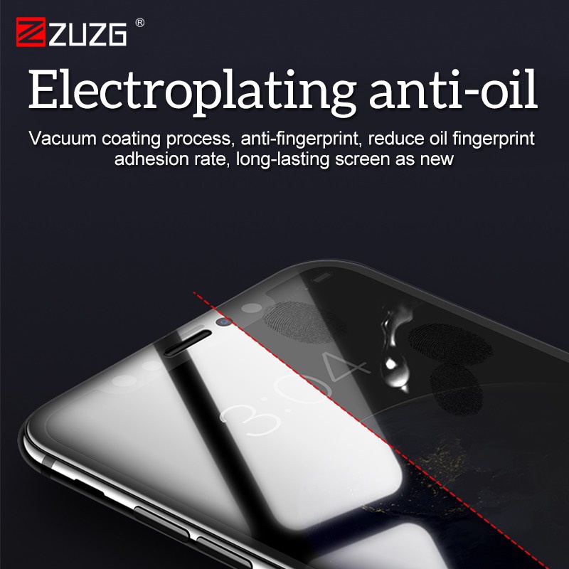 Kính cường lực iphone chống nhìn trộm full màn chính hãng ZUZG CNT1