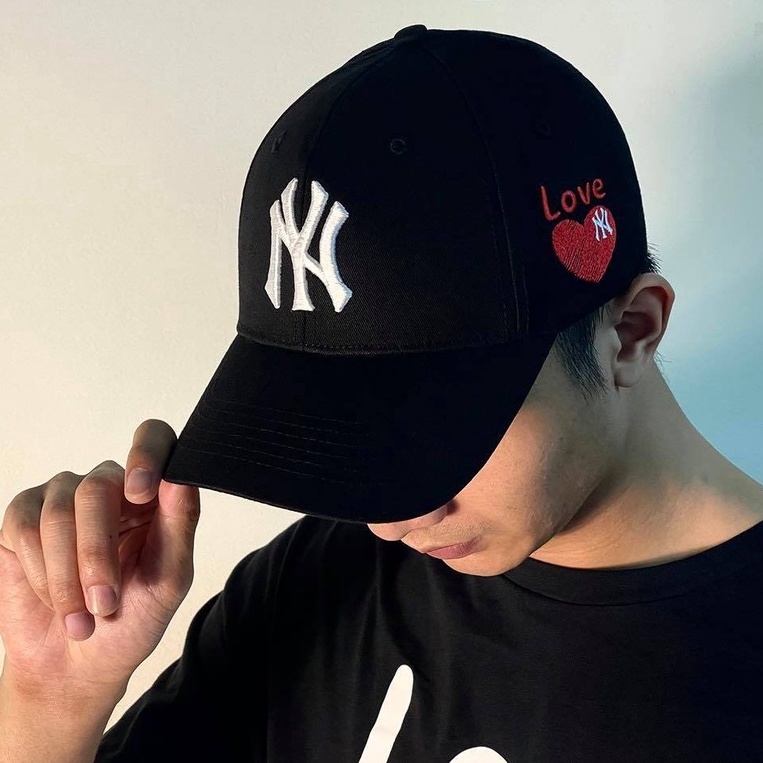 Mũ nón đôi NY love cá tính thêu 3D cực hot dành cho các cặp đôi Full Box
