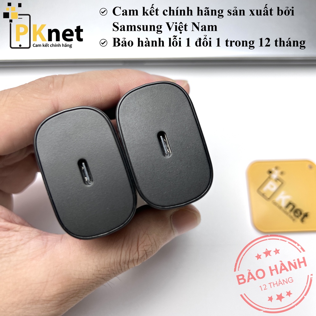Sạc Samsung 25w Chính Hãng - Hàng xuất dư cho thị trường Bồ Đào Nha, Hàn Quốc...