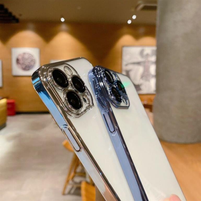 Ốp lưng trong viền màu XM Glimmer cho iPhone 13 , 13 pro , 13 pro max bảo vệ máy