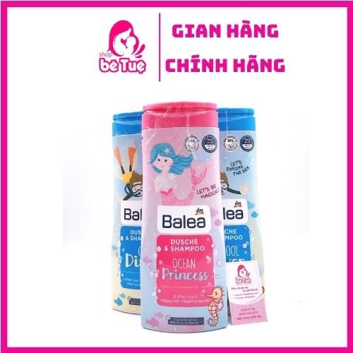 Sữa tắm - gội Balea kids cho bé trai bé gái từ 1 tuổi