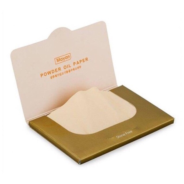 Giấy Thấm Dầu Mayan Có Phấn Makeup 70 Tờ