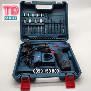 Bộ máy khoan đa năng boshun tsr18 - công suất 350w + kèm 2 pin
