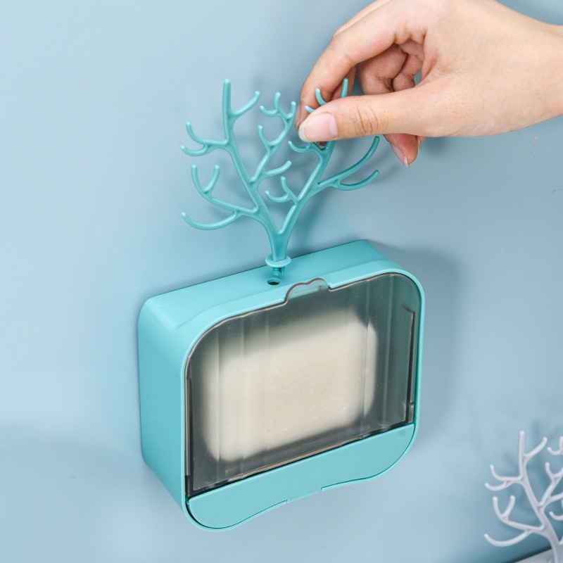 PVN48406 Kệ đựng xà bông thơm có cây gắn trên treo trang sức Giá Rẻ