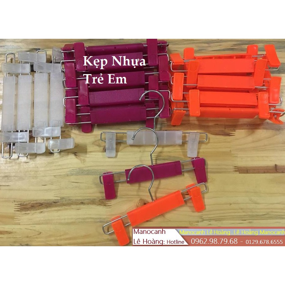 Kẹp Nhựa Trẻ Em 50 Chiếc