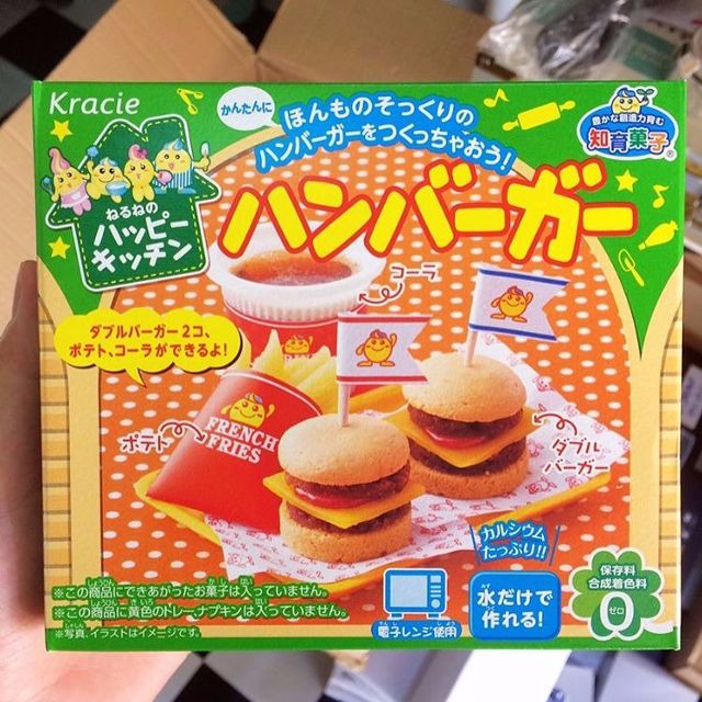 Popin cookin Nhật Bản - làm bánh Hamburger ăn được
