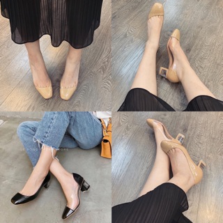 (ảnh thật ) Giày cao gót LBT gót mica