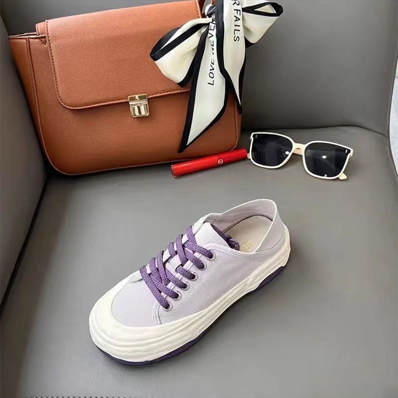 Giày Thể Thao Canvas Màu Sắc Ngọt Ngào Thời Trang Mùa Hè Cho Nữ