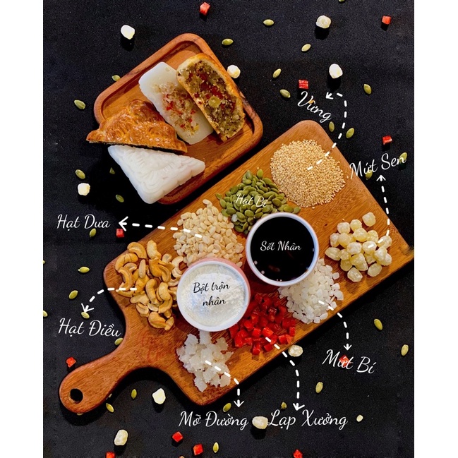 Set Nguyên Liệu Làm Nhân Bánh Trung Thu Thập Cẩm/Gà Quay/Thập Cẩm Chay 1Kg 🥮🥮