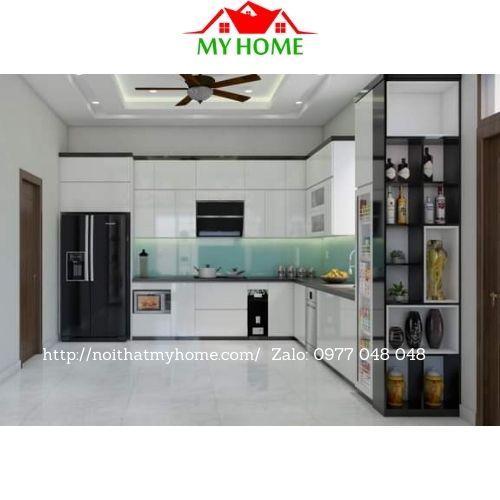 Tủ Bếp Nhựa Đài Loan Hiện Đại Sang Trọng Tiện Nghi - THIẾT KẾ THI CÔNG THEO YÊU CẦU