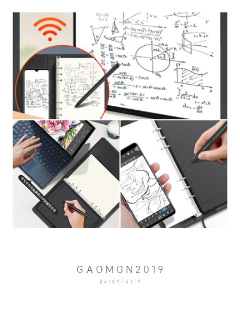 Bảng vẽ điện tử kết hợp sổ tay Gaomon Sketch Note 540