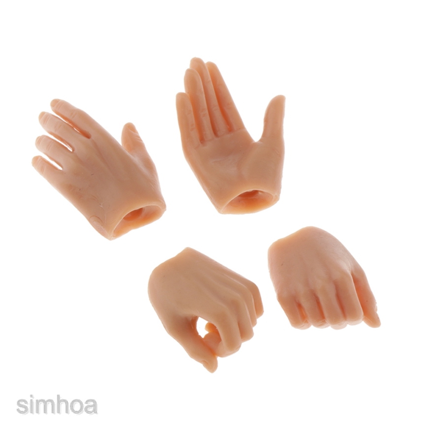 Bộ 2 Mô Hình Bàn Tay Tự Nhiên Tỉ Lệ 1 / 6 12inch
