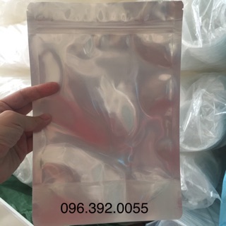 Túi zip bạc có đáy, mặt bạc, mặt trong - Túi đựng nước lẩu