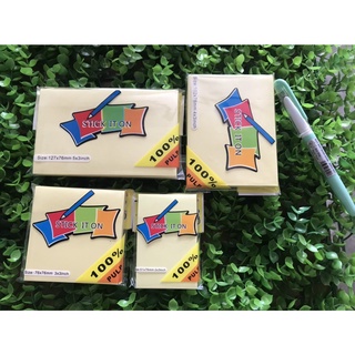Giấy note / Giấy nhớ vàng loại đẹp nhiều kích cỡ