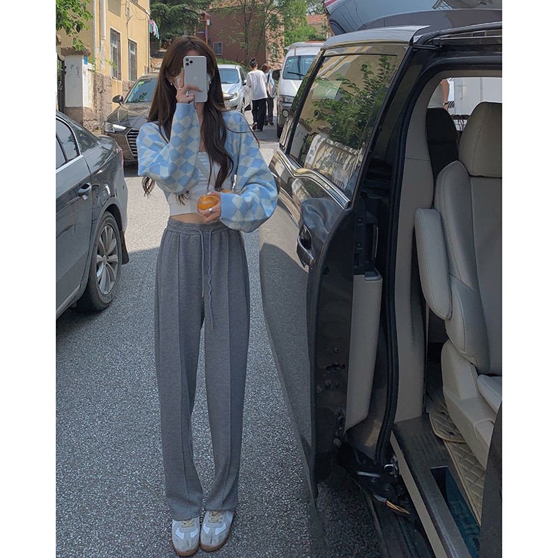 Áo khoác cardigan dệt kim dáng rộng thiết kế mới thời trang mùa thu dành cho nữ