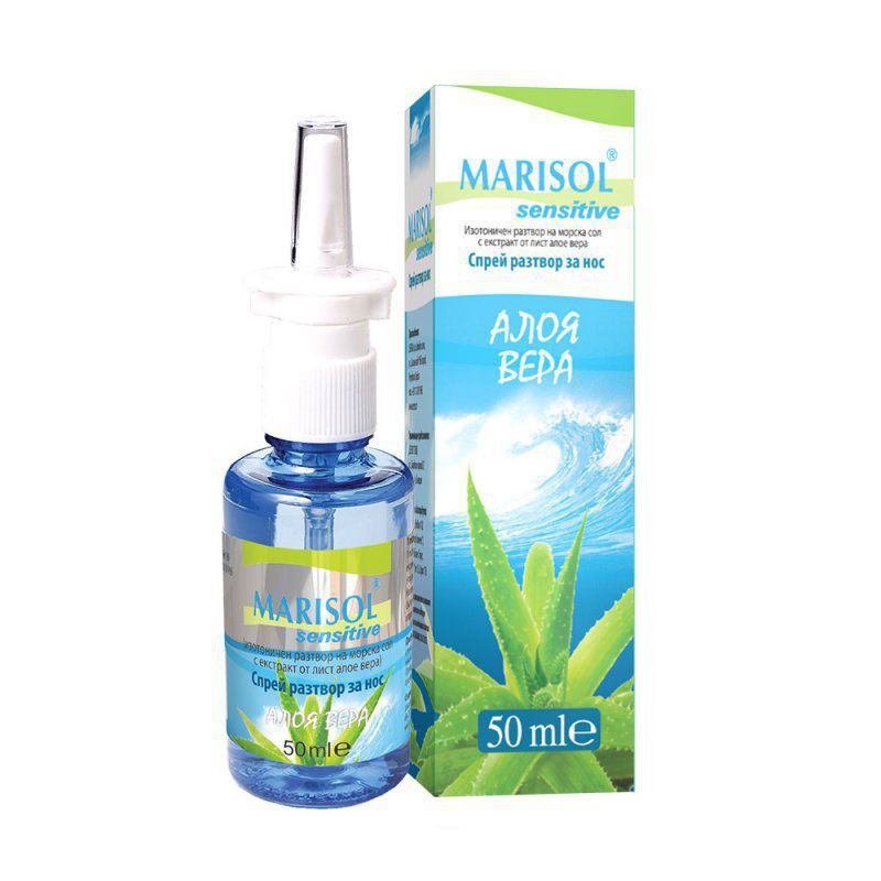 Xịt Mũi Nước Biển Chết Lô Hội Marisol Sensitive 50ML