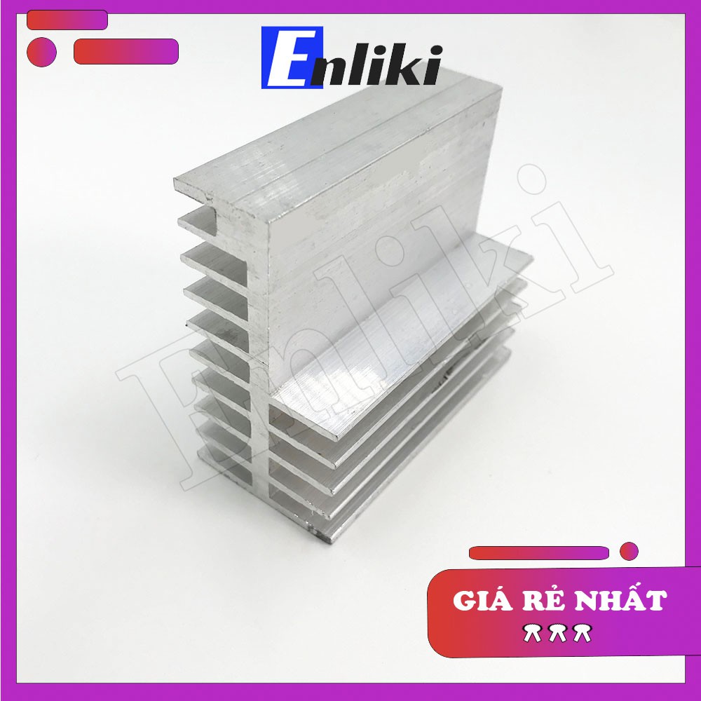 Tản Nhiệt Nhôm 2 Tầng 10 Cánh 65x58x32mm