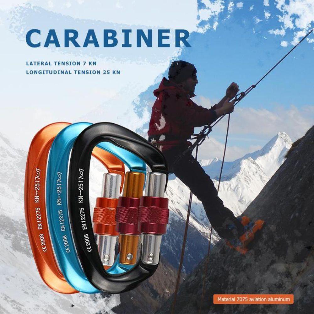 Móc Khóa Carabiner Dùng Leo Núi Chuyên Nghiệp