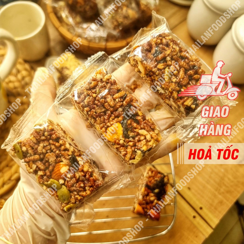 Thanh Gạo Lứt Rong Biển - Combo 20 Thanh Rời