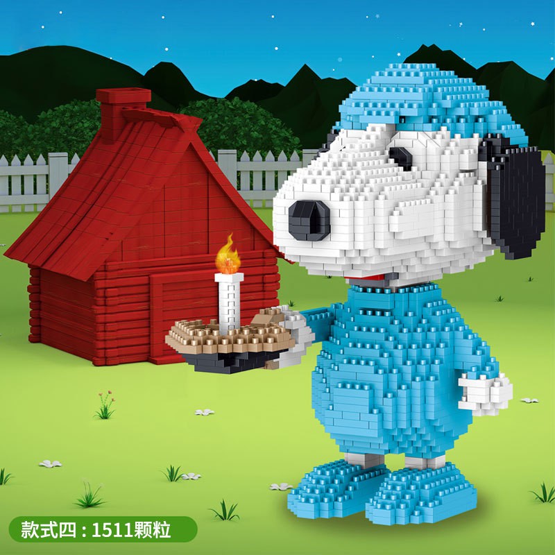 Bộ Đồ Chơi Lắp Ráp Lego Hình Chú Chó Snoopy Đáng Yêu