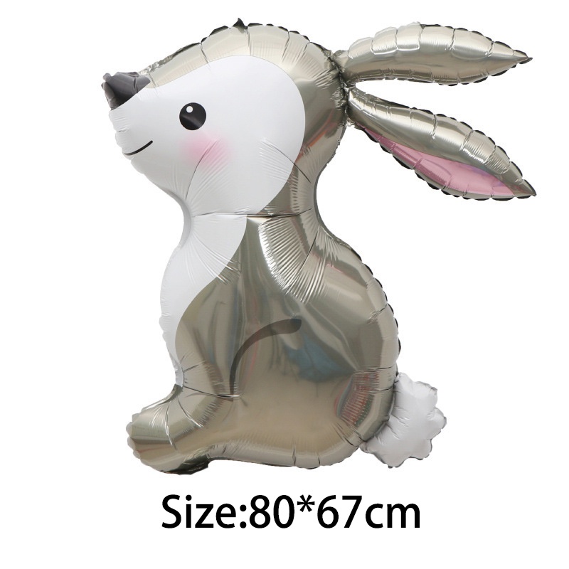 Bong Bóng Hình Động Vật Dễ Thương 66*76CM