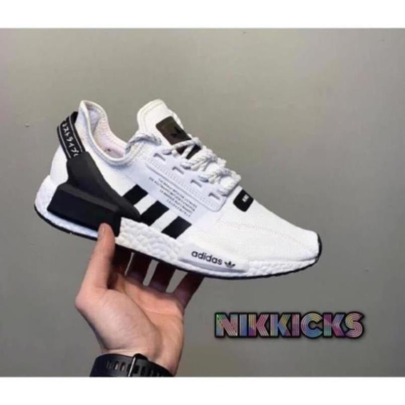 🇧🇦 Giày Thể Thao Adidas Nmd V Runner Màu Trắng Đen * " , " ⚡ ! ' x !