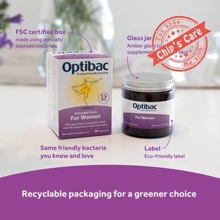 Optibac tím for women 30v chính hãng