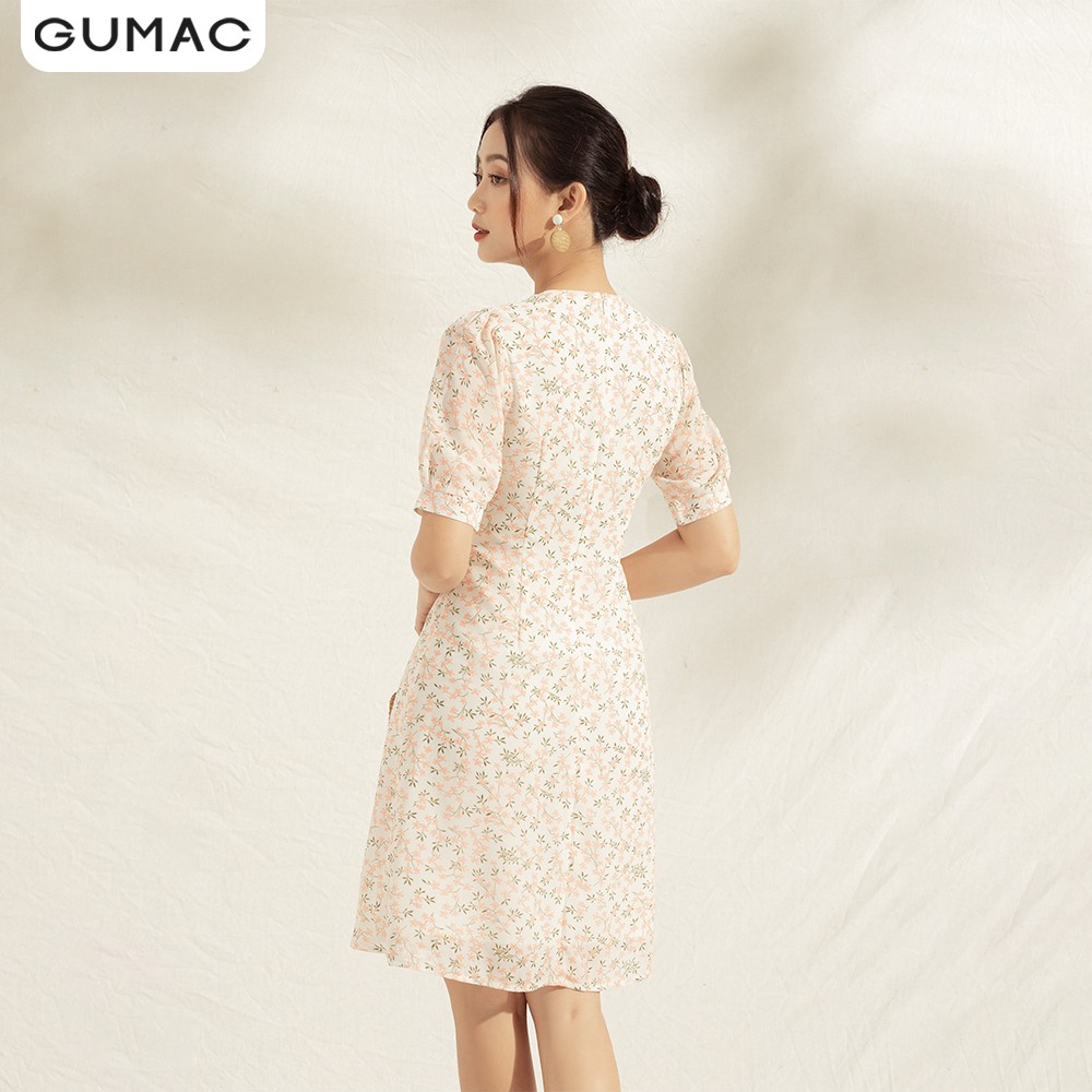 Đầm cổ V xếp eo DA1193 GUMAC | BigBuy360 - bigbuy360.vn