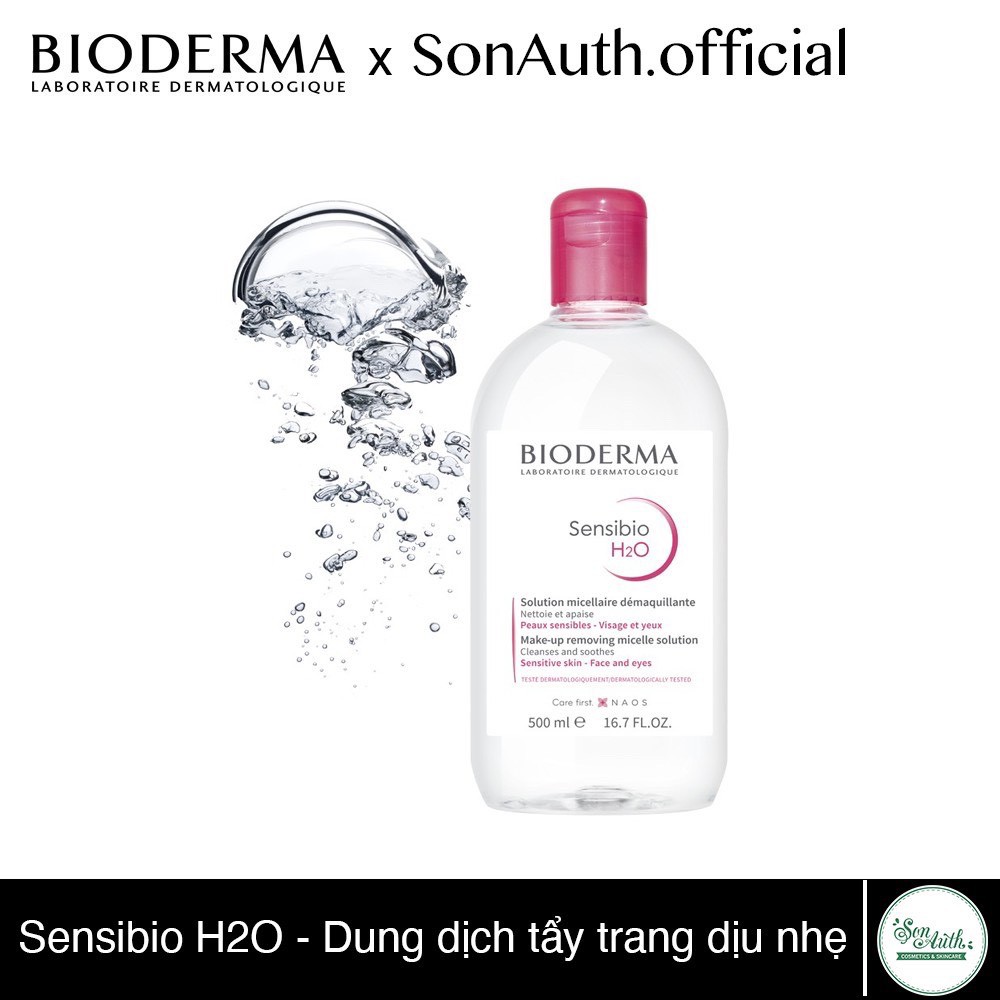 Nước tẩy trang Bioderma Sensibio H2O